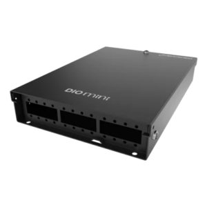 DIO-DISTR INTERNO OPTICO MINI PAREDE 12F SC/APC SIMPLEX SM PRETO - FIBRACEM - DIO.00392