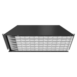 DIO-DISTR INTERNO OPTICO ARTICULADO 48F SC (UPC) SM 19" 2U PRETO - FIBRACEM - DGO-00055.01